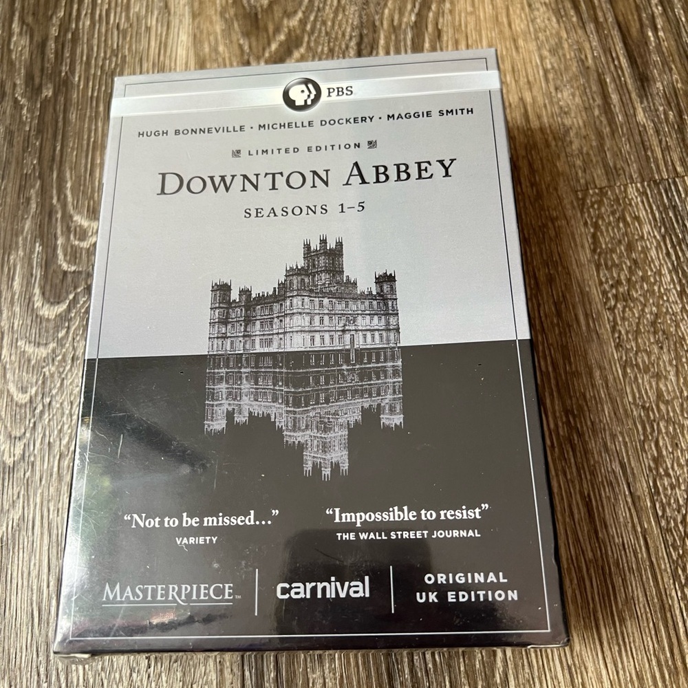 Masterpiece: Downton Abbey: Seasons 1-5 (DVD, 2015, Limited‎ Edition) New-sealed